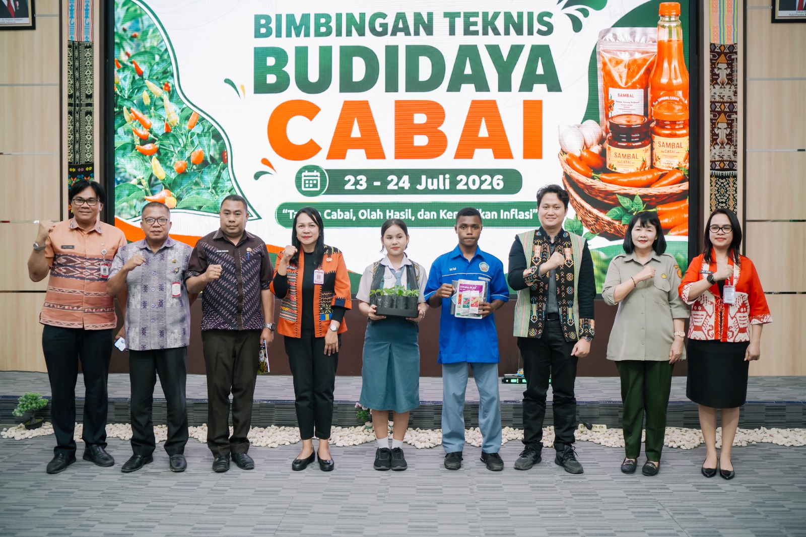 TPID NTT dan Kota Kupang Galakkan  Urban Farming dan Hilirisasi Cabai di Sekolah