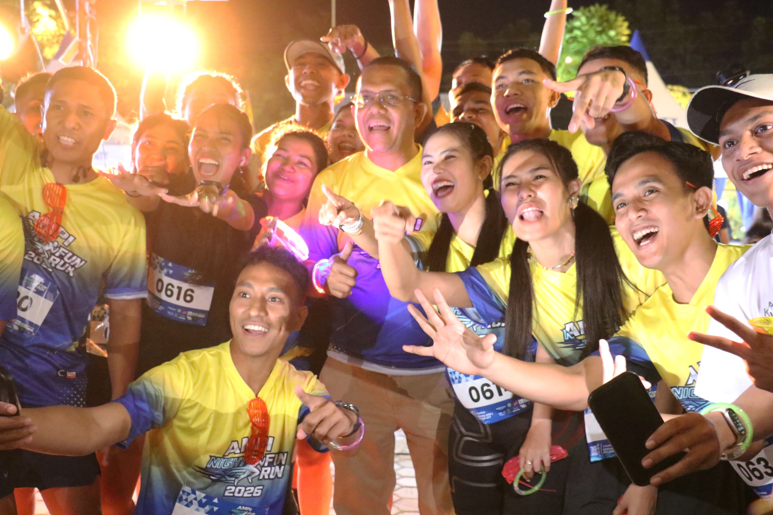 Dua Atlet TTS Tampil Gemilang,  Sabet Juara  AMPI  Fun Run Night
